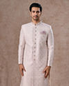 Manyavar Men Glistening Dusty Pink Sherwani