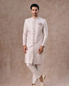 Manyavar Men Glistening Dusty Pink Sherwani