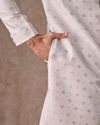Manyavar Men Glistening Dusty Pink Sherwani