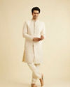 Manyavar Men Beige Majesty Sherwani
