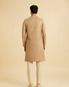 Manyavar Men Beige Grandeur Sherwani