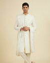Cream Elegance Sherwani
