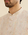 Manyavar Men Peach Radiance Sherwani