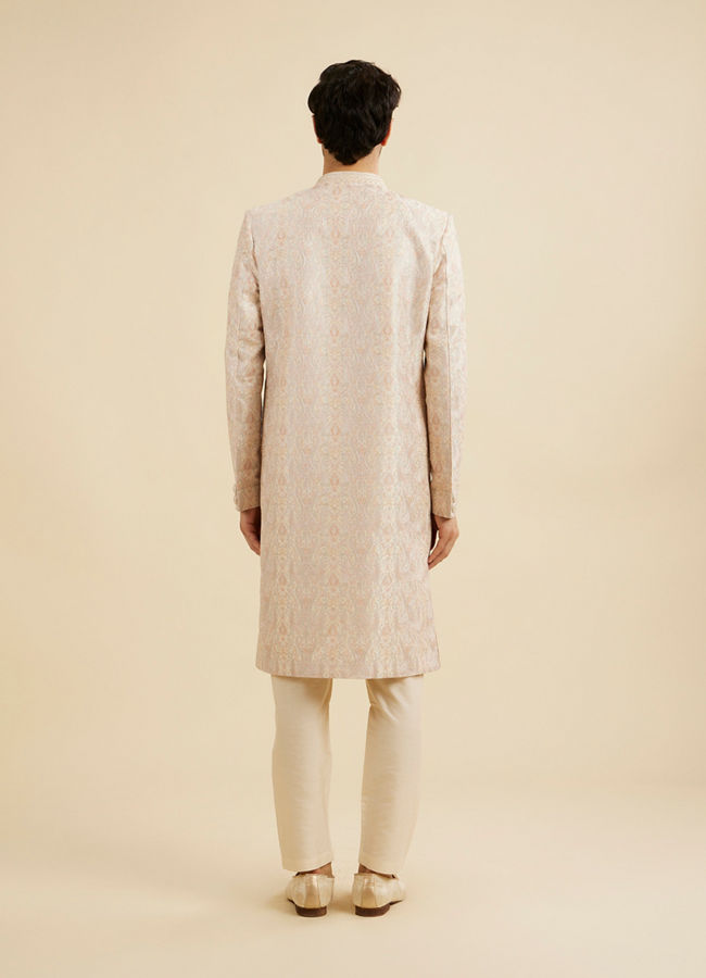 Manyavar Men Peach Radiance Sherwani