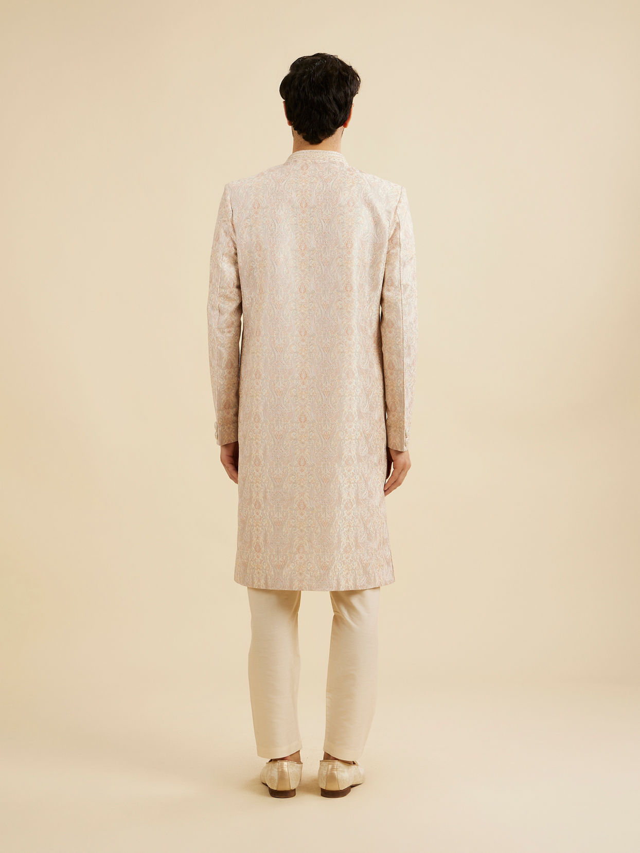 Manyavar Men Peach Radiance Sherwani