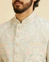 Manyavar Men Pista Green Elegance Sherwani