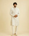 Manyavar Men Pista Green Elegance Sherwani image number 2