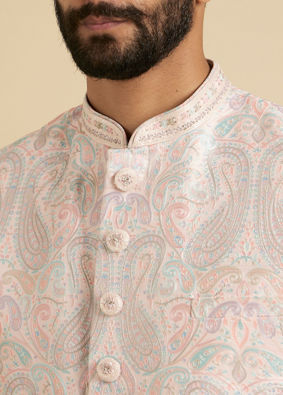 Manyavar Men Majestic Pink Sherwani