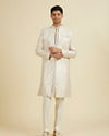 Manyavar Men Peach Majesty Sherwani Set