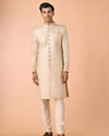 Manyavar Men Regal Beige Sherwani