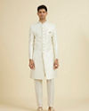 Manyavar Men Cream Extravagance Sherwani