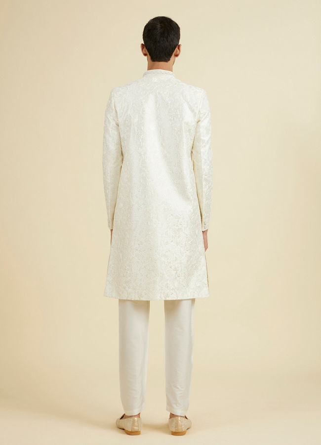 Manyavar Men Cream Extravagance Sherwani