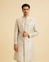 Manyavar Men Pista Green Majestic Sherwani