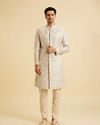 Manyavar Men Pista Green Majestic Sherwani