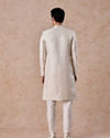 Manyavar Men Warm White Elegance Sherwani
