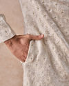 Manyavar Men Warm White Elegance Sherwani