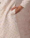 Manyavar Men Regal Cream Brocade Sherwani