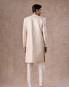 Manyavar Men Regal Cream Brocade Sherwani