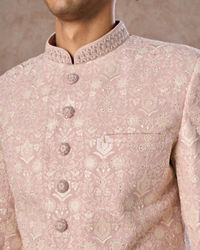 Manyavar Men Dusty Pink Splendour Sherwani