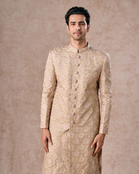 Manyavar Men Regal Fawn Sherwani Set