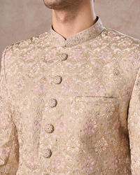 Manyavar Men Regal Fawn Sherwani Set