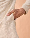 Manyavar Men Elegant Cream Fantasy Sherwani