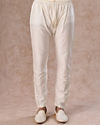 Manyavar Men Warm White Elegance Sherwani