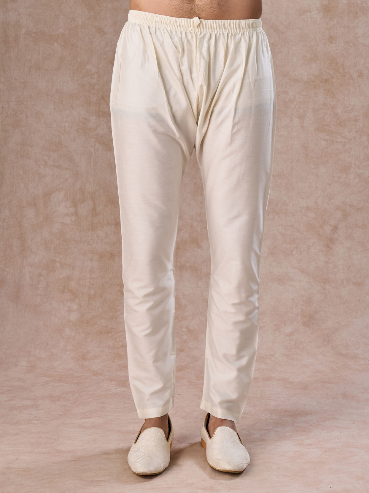Manyavar Men Warm White Elegance Sherwani