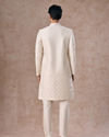 Manyavar Men Warm White Elegance Sherwani