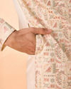 Manyavar Men Resplendent Cream Sherwani