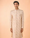 Resplendent Cream Sherwani