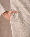 Manyavar Men Light Grey Elegance Sherwani