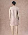 Manyavar Men Light Grey Elegance Sherwani