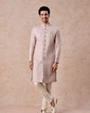 Manyavar Men Dusty Pink Elegance Sherwani