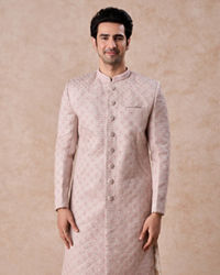 Manyavar Men Dusty Pink Elegance Sherwani