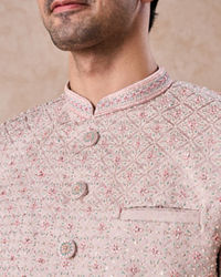 Manyavar Men Dusty Pink Elegance Sherwani