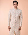 Manyavar Men Elegant Cream Sherwani