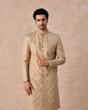 Walnut Beige Grandeur Sherwani
