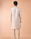 Manyavar Men Cream-coloured Radiant Sherwani
