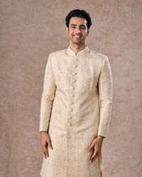 Manyavar Men Exquisite Gold Splendor Sherwani