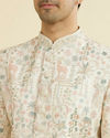 Manyavar Men Regal Cream Sherwani Ensemble