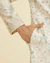 Manyavar Men Regal Cream Sherwani Ensemble