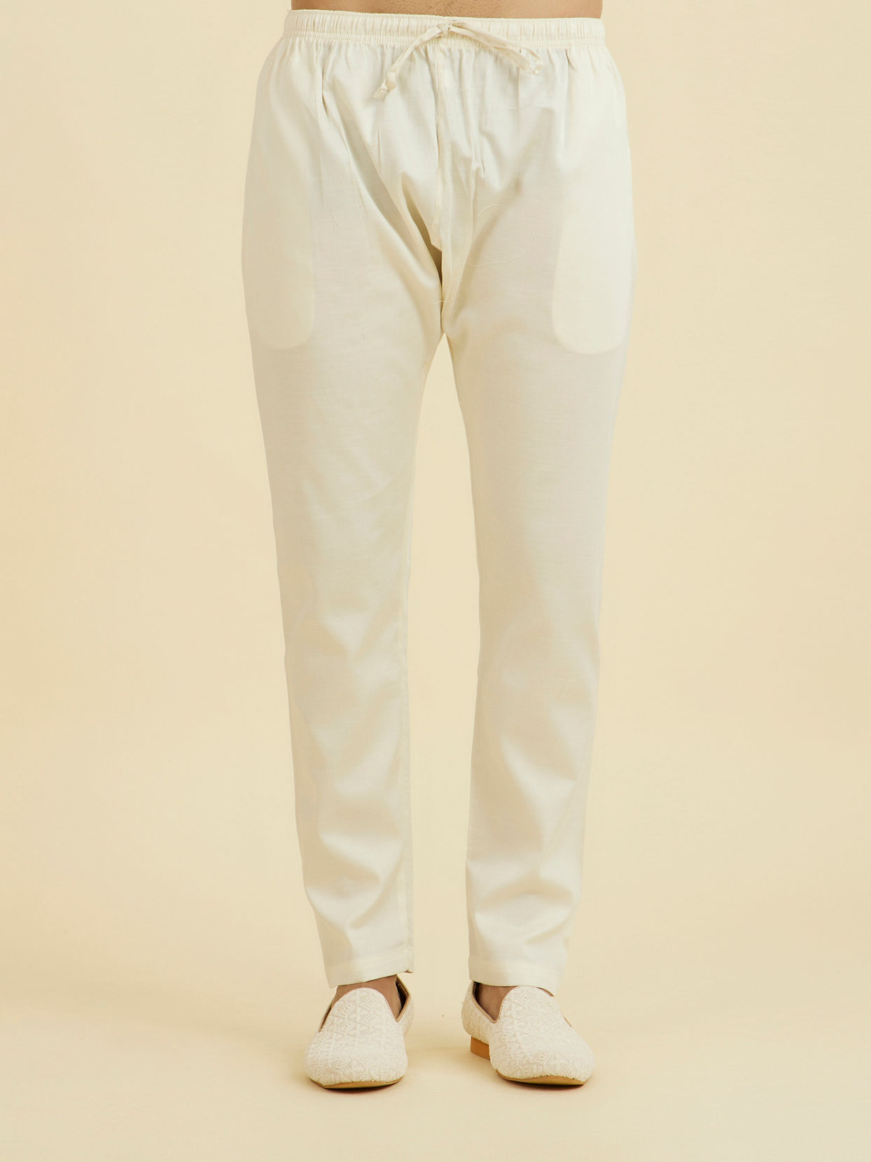 Manyavar Men Regal Cream Sherwani Ensemble