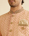 alt message - Manyavar Men Glamorous Gajaree Sherwani image number 1