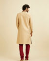 Manyavar Men Opulent Fawn Sherwani Set