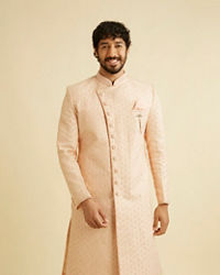 Manyavar Men Opulent Gajaree Sherwani Set