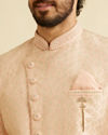 alt message - Manyavar Men Opulent Gajaree Sherwani Set image number 1