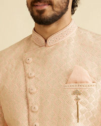 Manyavar Men Opulent Gajaree Sherwani Set