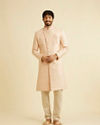 alt message - Manyavar Men Opulent Gajaree Sherwani Set image number 2