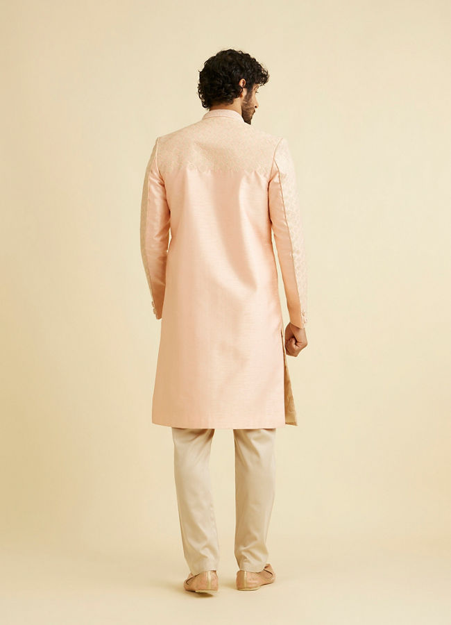 Manyavar Men Opulent Gajaree Sherwani Set